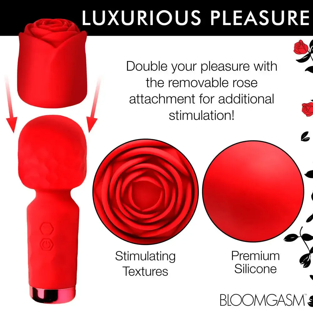 Xr Bloomgasm Petite Mini Wand Rose Sex Toy